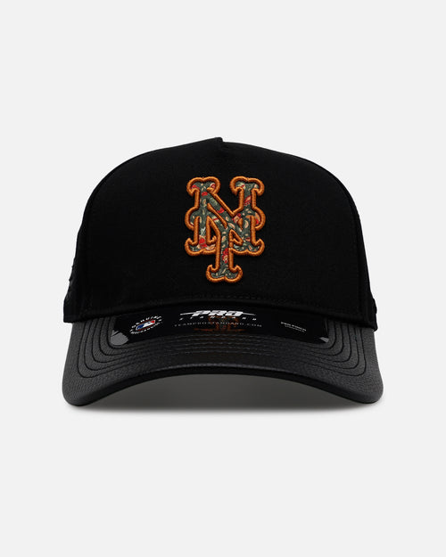 Pro Standard New York Mets 'Floral Fill' Pro Pinch Strapback Black