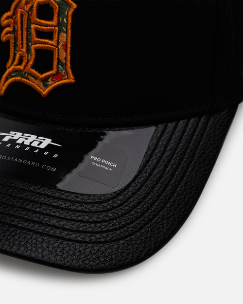 Pro Standard Detroit Tigers 'Floral Fill' Pro Pinch Strapback Black