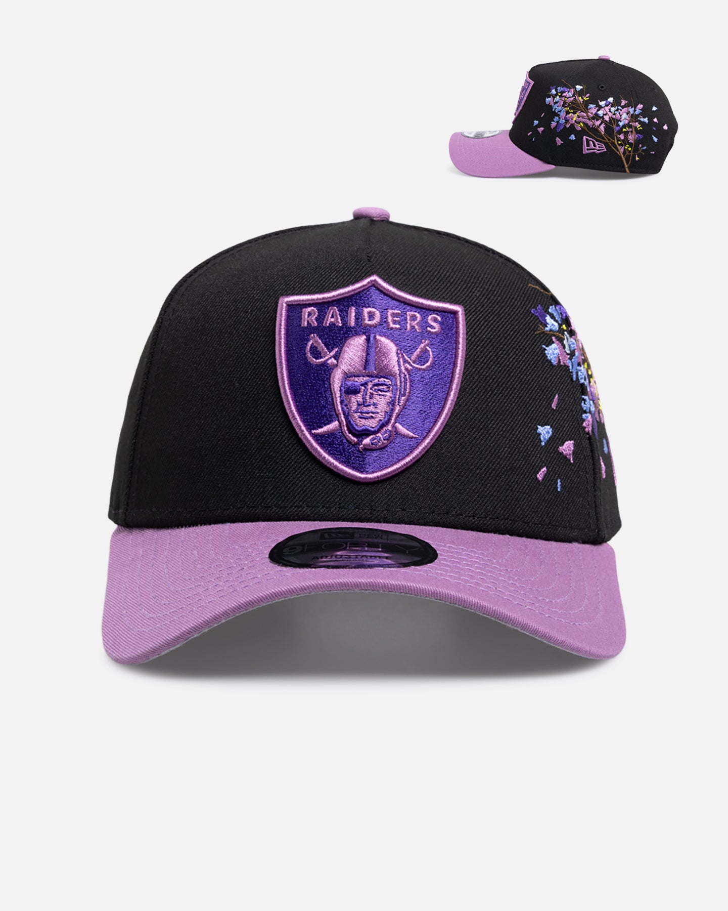 New Era Las Vegas Raiders 'Jacaranda' 9FORTY A-Frame Snapback