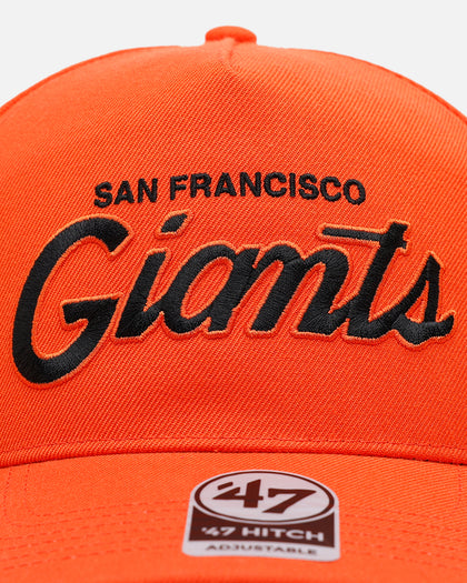 47 Brand San Francisco Giants 'Vintage Script' 47 Hitch Snapback Orange