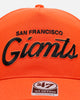 47 Brand San Francisco Giants 'Vintage Script' 47 Hitch Snapback Orange