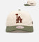 Mitchell & Ness Los Angeles Dodgers 'Hand Stitch' Deadstock Snapback Olive