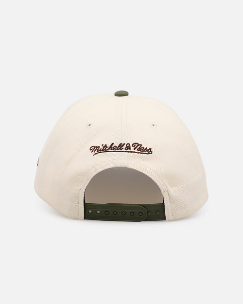 Mitchell & Ness Los Angeles Dodgers 'Hand Stitch' Deadstock Snapback Olive