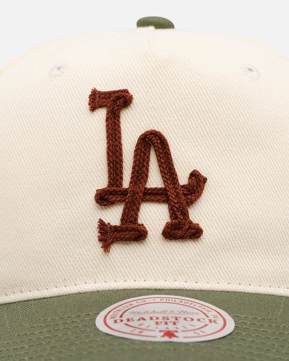 Mitchell & Ness Los Angeles Dodgers 'Hand Stitch' Deadstock Snapback Olive