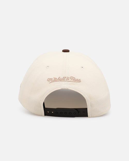 Mitchell & Ness Los Angeles Dodgers 'Hand Stitch' Deadstock Snapback Brown