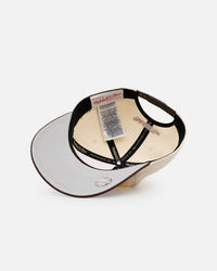 Mitchell & Ness Los Angeles Dodgers 'Hand Stitch' Deadstock Snapback Brown