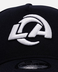 New Era Los Angeles Rams 'Midnight Navy' 9FORTY A-Frame Snapback Midnight Navy