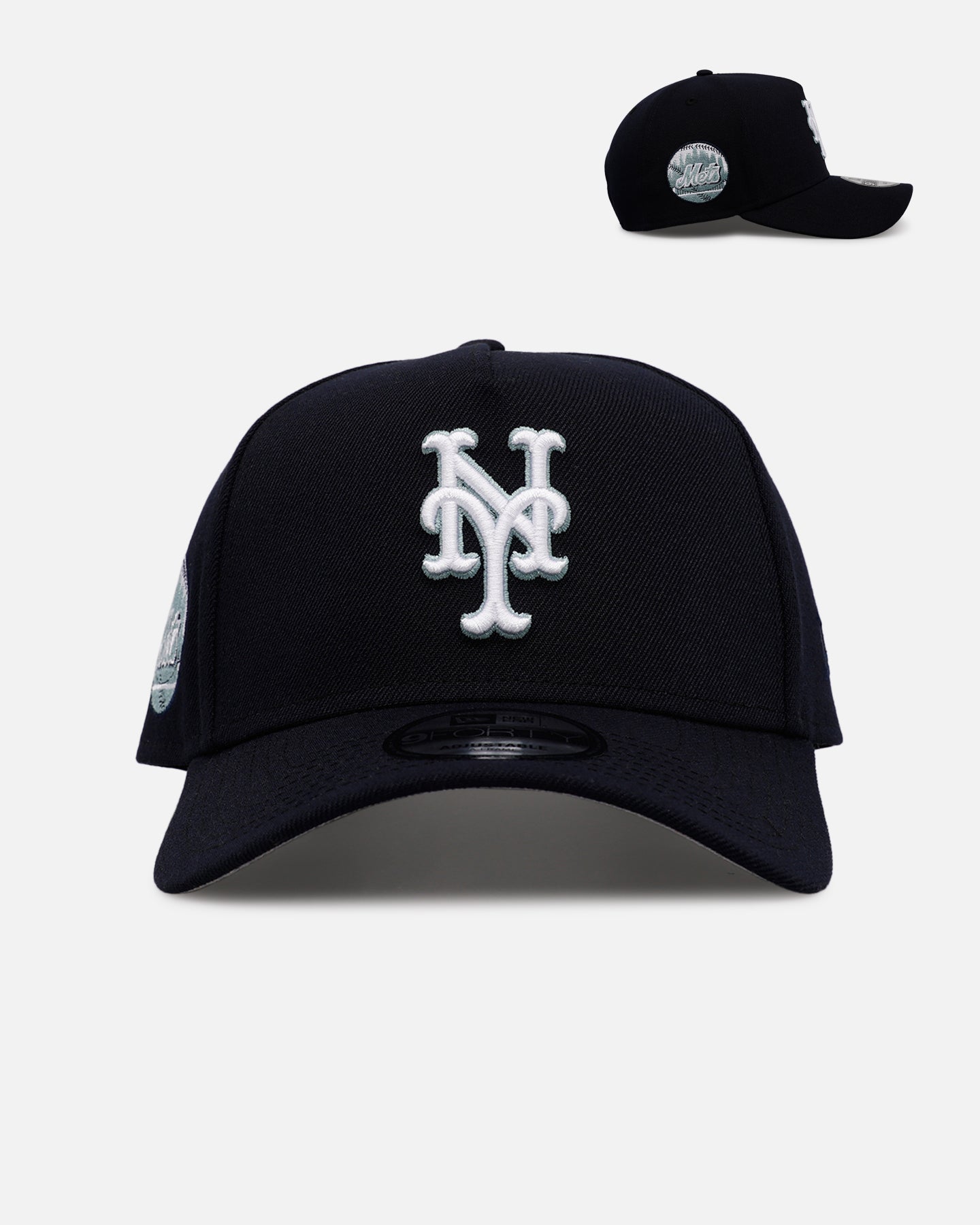 【N14529】NEW ERA New Era New York Mets 'Midnight Navy' 9FORTY A-Frame Snapback
