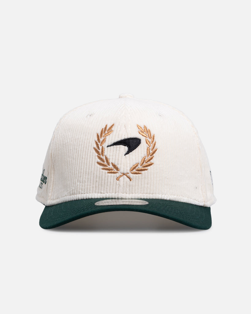 SCANDAL✖︎FEED BACK✖︎NEW ERAセット New Era X Mclaren Racing 9SEVENTY Stretch Corduroy Snapback White