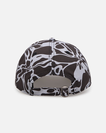 New Era Atlanta Braves 'Brushed Cotton' 19TWENTY Strapback Black/Light Blue