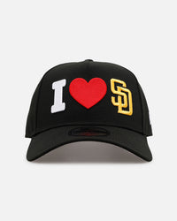New Era San Diego Padres 'Love' 9FORTY A-Frame Snapback Black