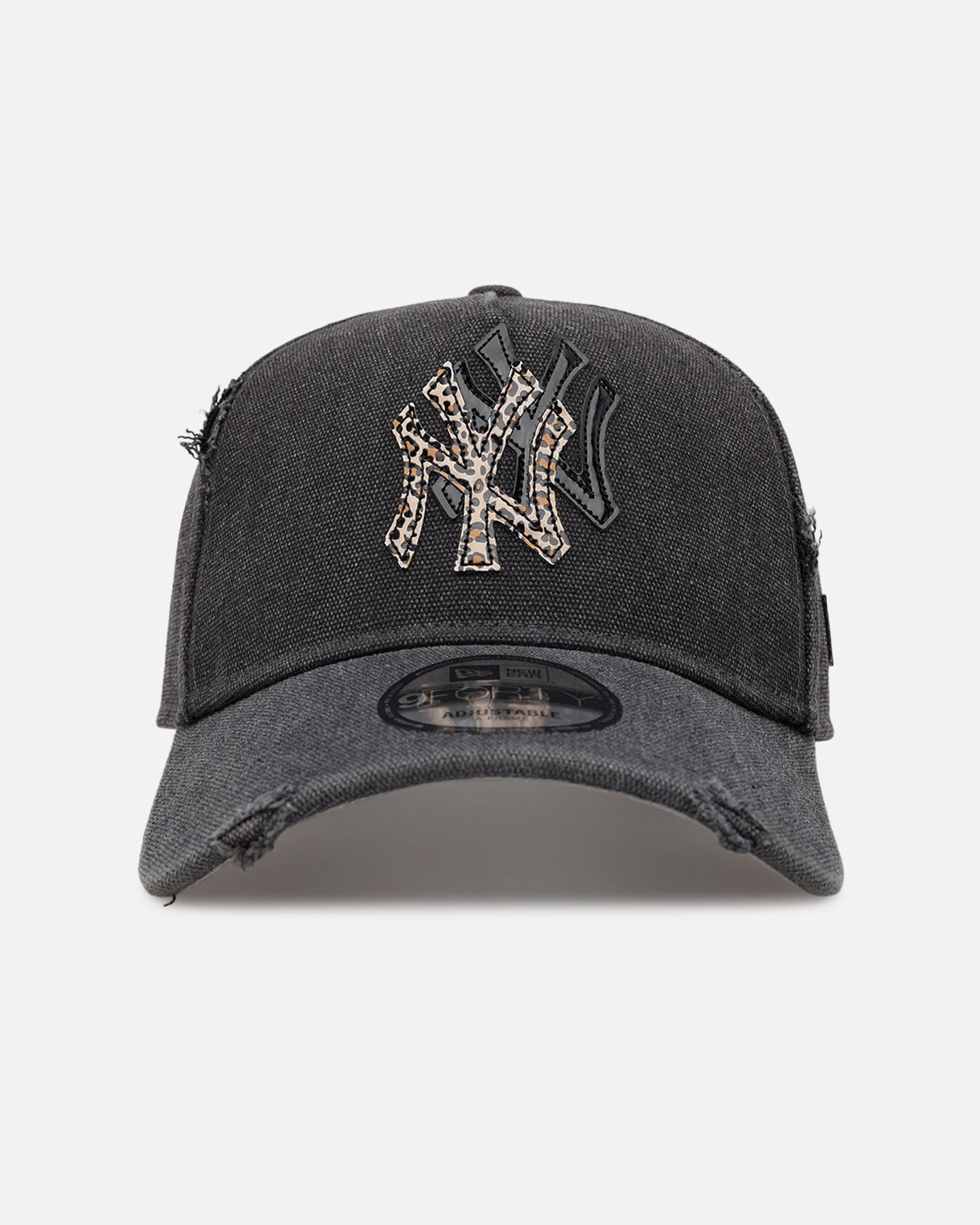 New Era New York Yankees 'Patent Leather' 9FORTY A-Frame Strapback
