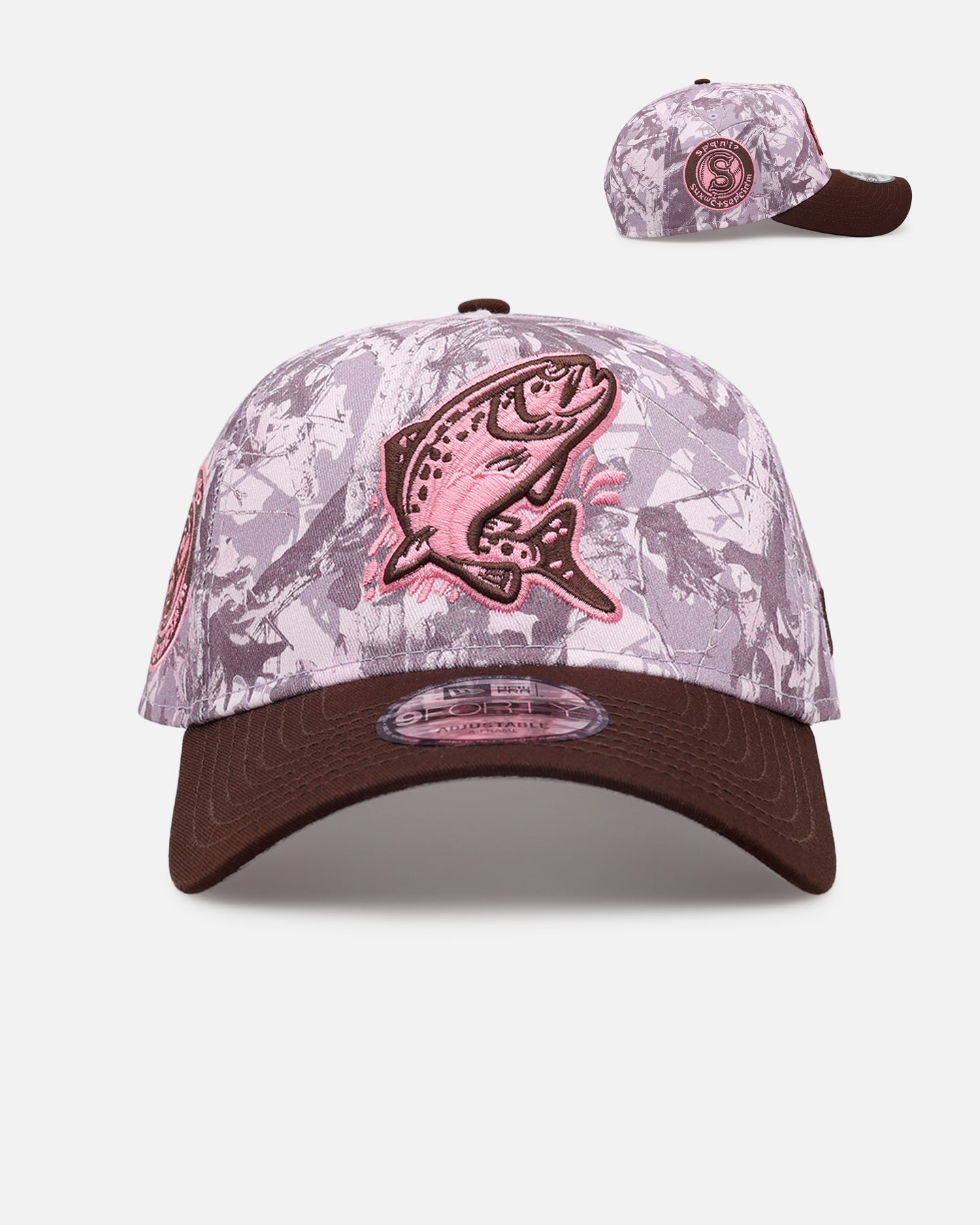 New Era Spokane Indians 'Pink Tree Camo' 9FORTY A-Frame Snapback