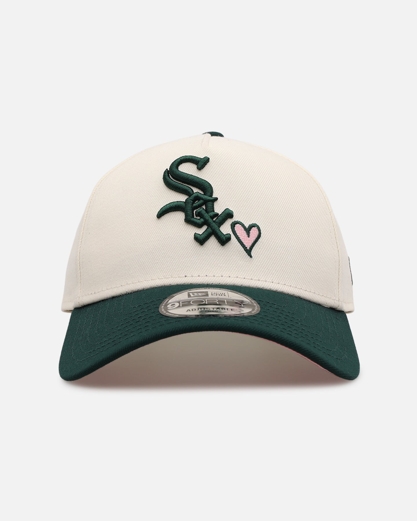 New Era Chicago White Sox 'Pink Satin Hearts Green' 9FORTY A-Frame