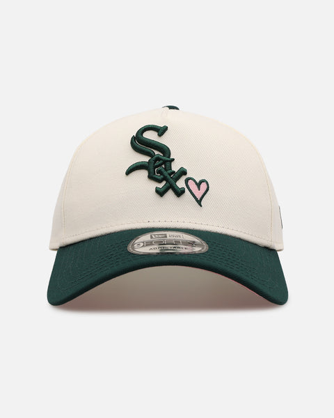 New Era Chicago White Sox 'Pink Satin Hearts Green' 9FORTY A-Frame