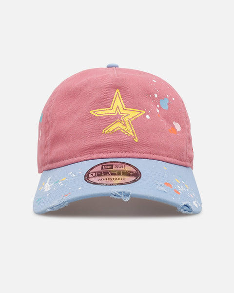 New Era Houston Astros 'Seasoned' 9FORTY A-Frame Strapback Pink