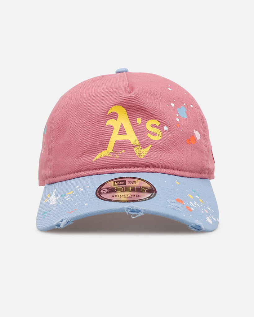 starteam キャップ ピンク New Era Oakland Athletics 'Seasoned' 9FORTY A-Frame Strapback Pink