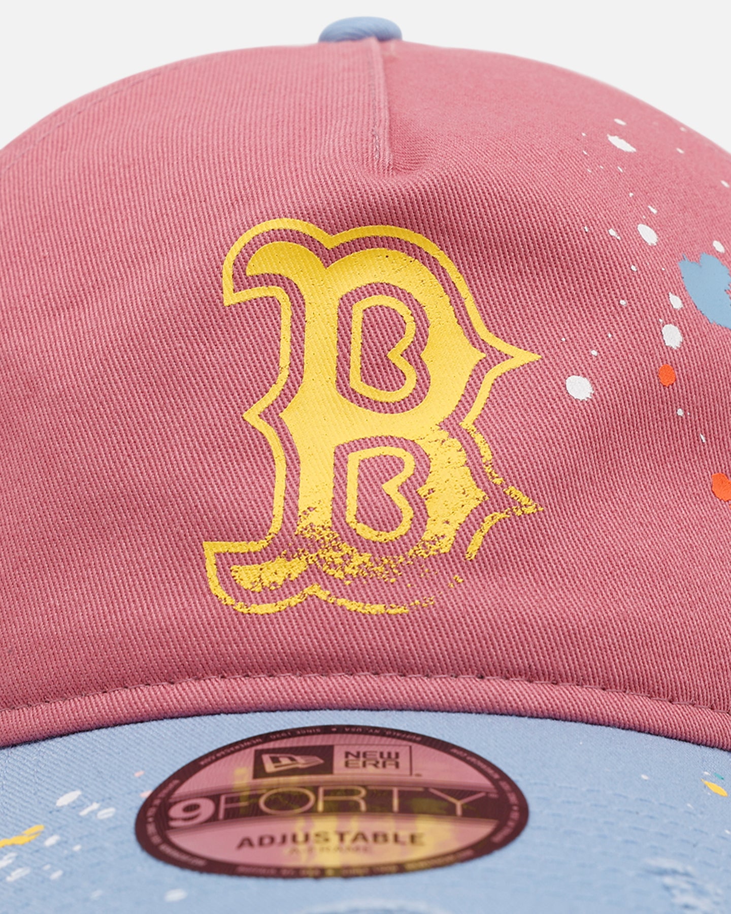 New Era Boston Red Sox 'Seasoned' 9FORTY A-Frame Strapback Pink