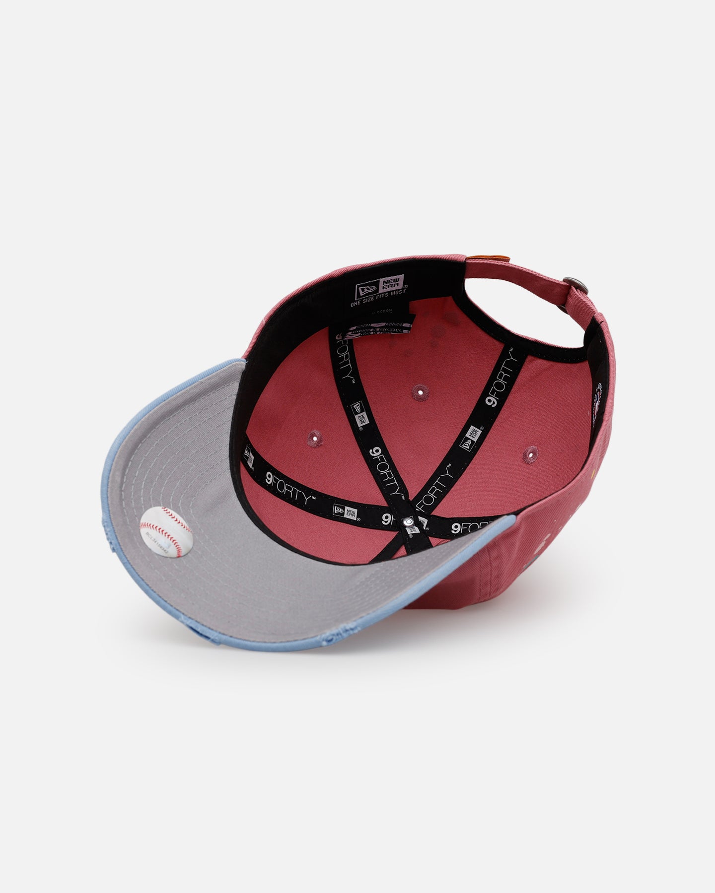 New Era New York Mets 'Seasoned' 9FORTY A-Frame Strapback Pink