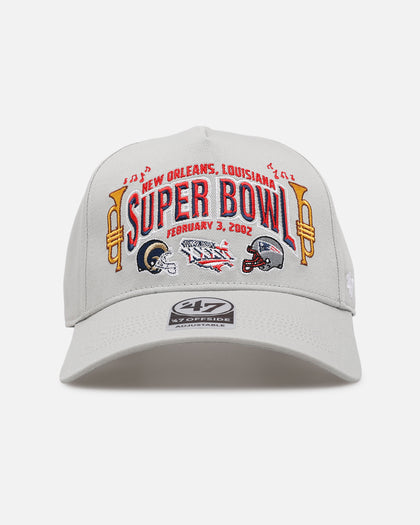 47 Brand New England Patriots Vs St. Louis Rams 'Vintage Super Bowl' XXXVI '47 Offside Strapback Grey