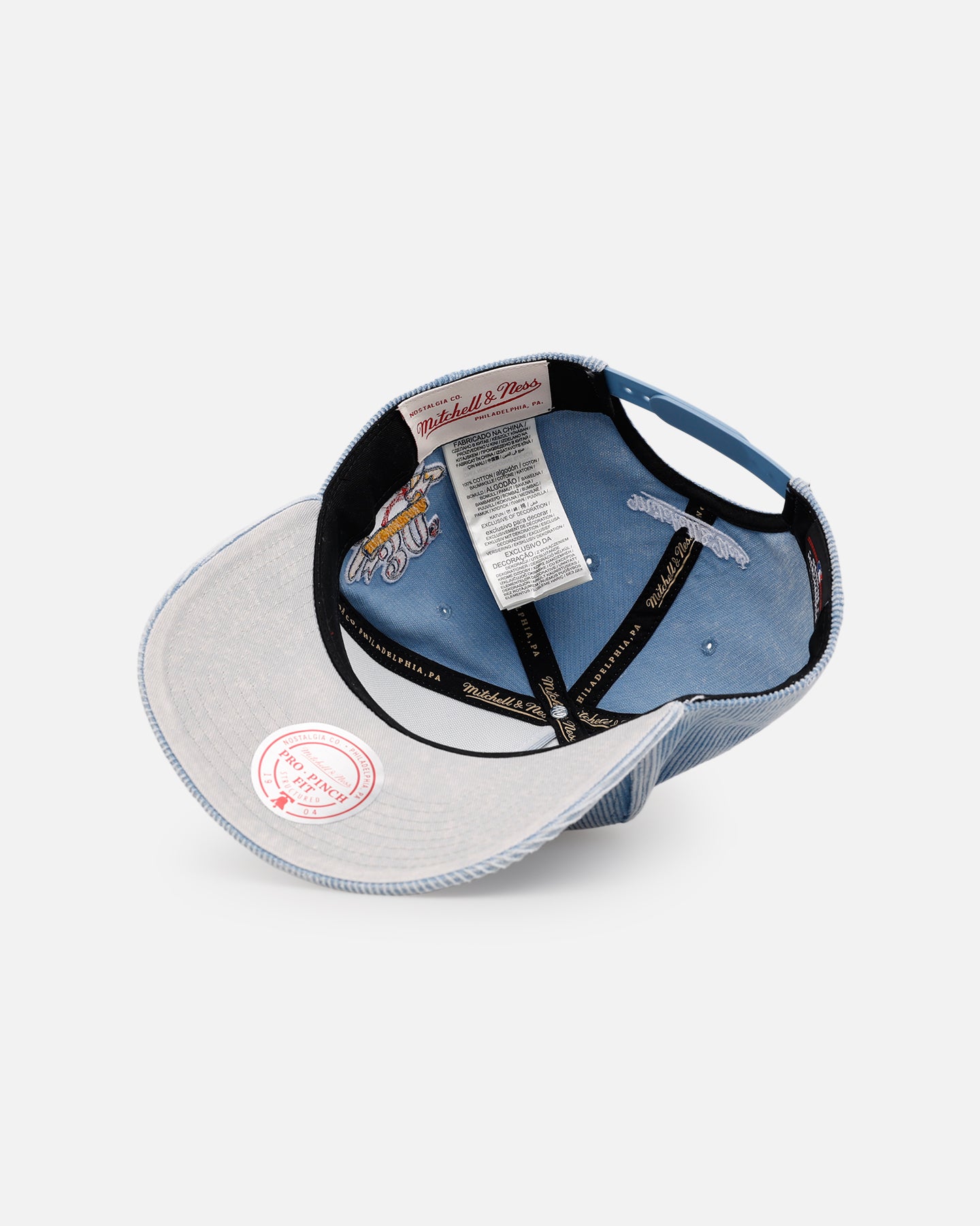 Mitchell & Ness Atlanta Braves 'Dusty Cord' Pro Pinch Snapback