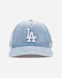 Mitchell & Ness Los Angeles Dodgers 'Dusty Cord' Pro Pinch Snapback Light Blue