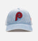 Mitchell & Ness Philadelphia Phillies 'Dusty Cord' Pro Pinch Snapback Light Blue