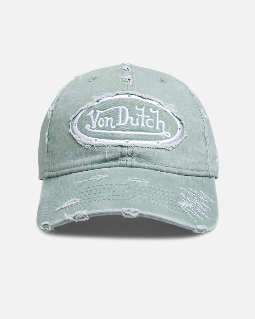 Von Dutch Distressed Zigzag Strapback Sage | Culture Kings US