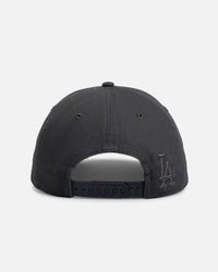 New Era Los Angeles Dodgers 'Applique Distressed' 9FORTY A-Frame Snapback Graphite
