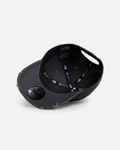 New Era Los Angeles Dodgers 'Applique Distressed' 9FORTY A-Frame Snapback Graphite