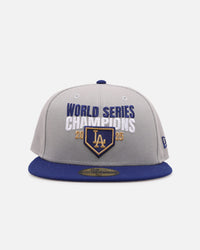 New Era Los Angeles Dodgers 'World Series Champs 2025' 59FIFTY Fitted Grey/Blue