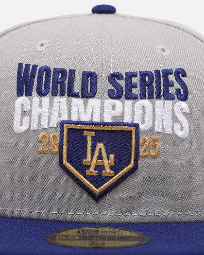 New Era Los Angeles Dodgers 'World Series Champs 2025' 59FIFTY Fitted Grey/Blue