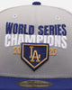 New Era Los Angeles Dodgers 'World Series Champs 2025' 59FIFTY Fitted Grey/Blue