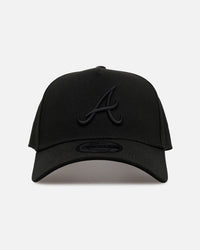 New Era Atlanta Braves 'Easy Black' 9FORTY A-Frame Snapback Black/Black