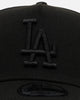 New Era Los Angeles Dodgers 'Easy Black' 9FORTY A-Frame Snapback Black/Black