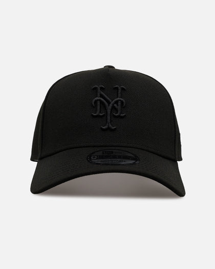 New Era New York Mets 'Easy Black' 9FORTY A-Frame Snapback Black/Black