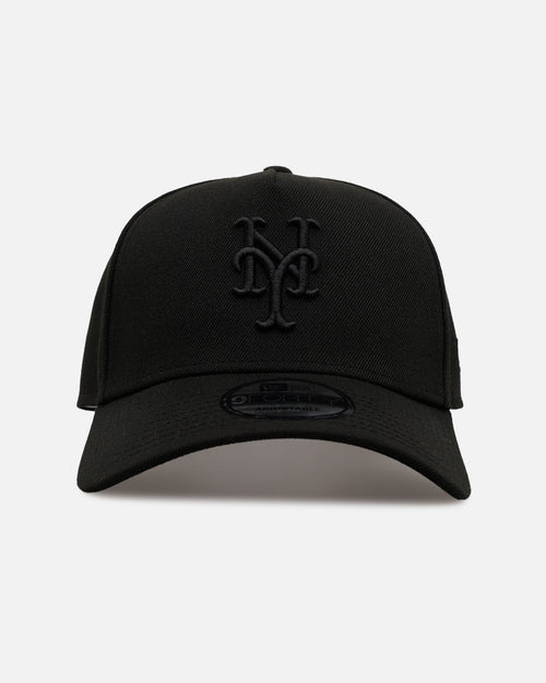 New Era New York Mets 'Easy Black' 9FORTY A-Frame Snapback Black/Black