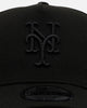 New Era New York Mets 'Easy Black' 9FORTY A-Frame Snapback Black/Black
