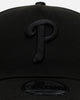 New Era Philadelphia Phillies 'Easy Black' 9FORTY A-Frame Snapback Black/Black