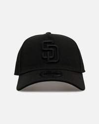 New Era San Diego Padres 'Easy Black' 9FORTY A-Frame Snapback Black/Black