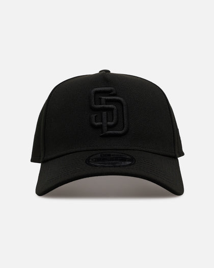 New Era San Diego Padres 'Easy Black' 9FORTY A-Frame Snapback Black/Black