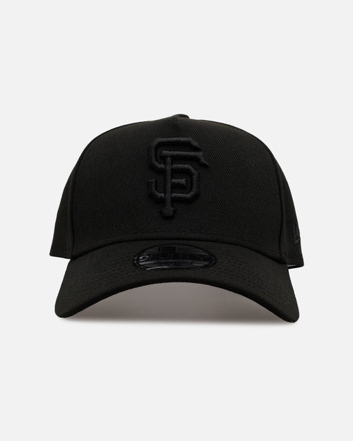 New Era San Francisco Giants 'Easy Black' 9FORTY A-Frame Snapback Black/Black