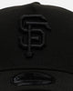 New Era San Francisco Giants 'Easy Black' 9FORTY A-Frame Snapback Black/Black
