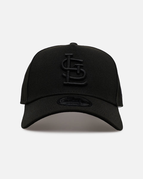 DISH//衣装部屋✕New Era 9FORTY Black FC 限定 New Era St. Louis Cardinals 'Easy Black' 9FORTY A-Frame Snapback