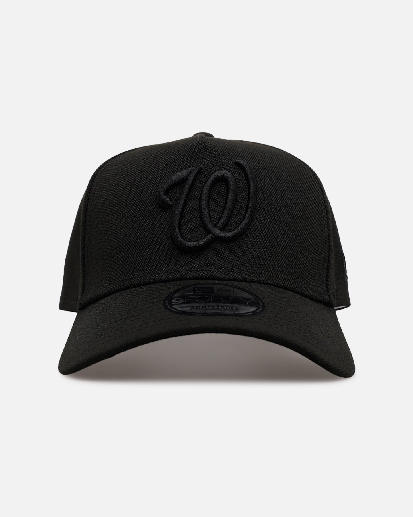 New Era Washington Nationals 'Easy Black' 9FORTY A-Frame Snapback