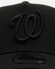 New Era Washington Nationals 'Easy Black' 9FORTY A-Frame Snapback Black/Black