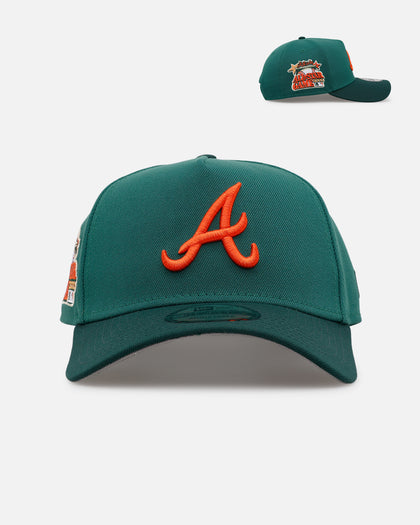 New Era Atlanta Braves 'Citrus 2.0' 9FORTY A-Frame Snapback Dark Green/Orange