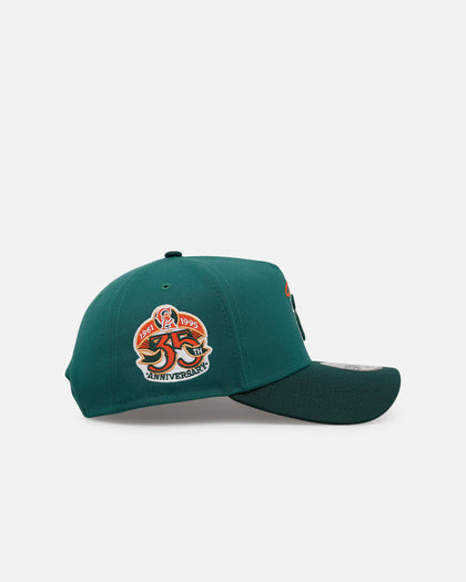 New Era California Angels 'Citrus 2.0' 9FORTY A-Frame Snapback Dark Green/Orange