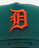 New Era Detroit Tigers 'Citrus 2.0' 9FORTY A-Frame Snapback Dark Green/Orange