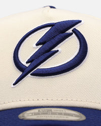 New Era Tampa Bay Lightning 'Team Color Visor' 9FORTY A-Frame Snapback Chrome/Official Team Color